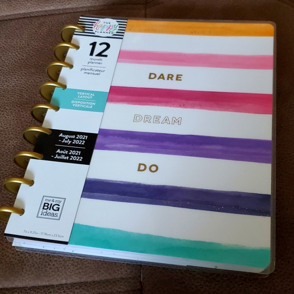 Classic size Happy Planner 12 months